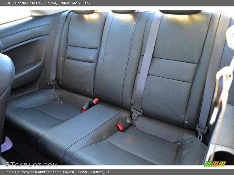 Rallye Red / Black 2008 Honda Civic EX-L Coupe