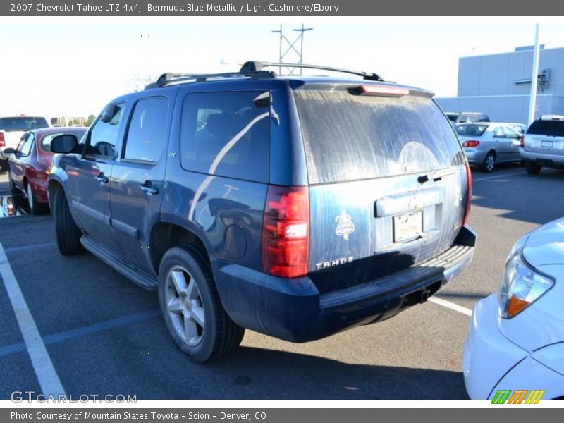 Bermuda Blue Metallic / Light Cashmere/Ebony 2007 Chevrolet Tahoe LTZ 4x4
