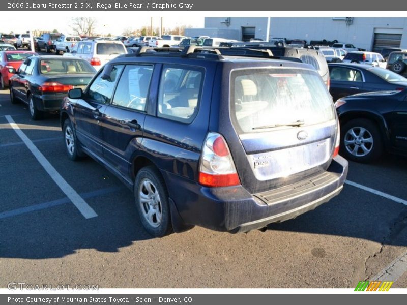 Regal Blue Pearl / Graphite Gray 2006 Subaru Forester 2.5 X