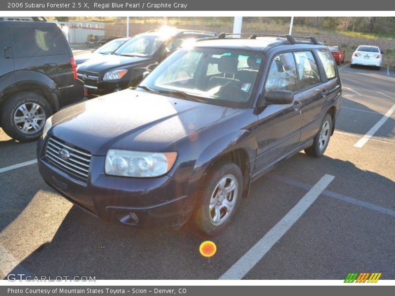 Regal Blue Pearl / Graphite Gray 2006 Subaru Forester 2.5 X