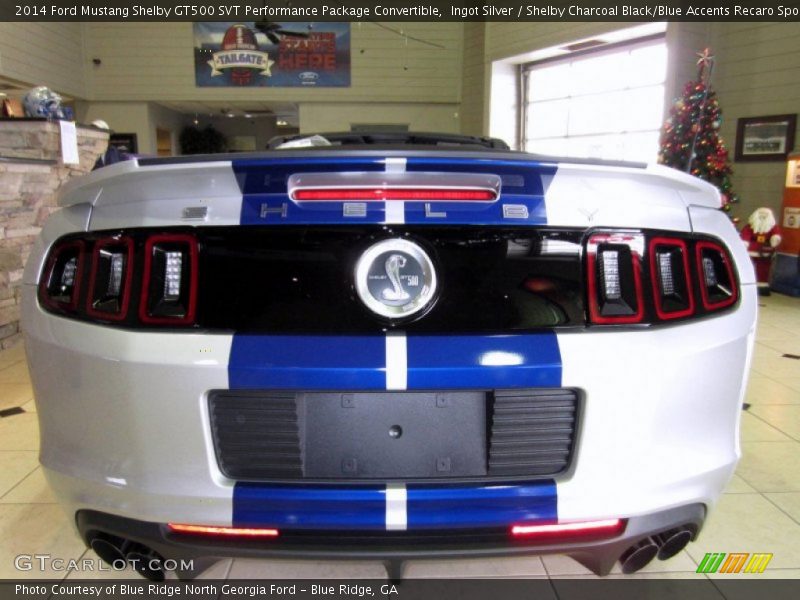  2014 Mustang Shelby GT500 SVT Performance Package Convertible Ingot Silver