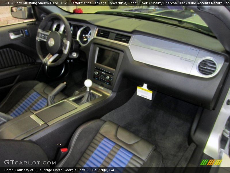 Dashboard of 2014 Mustang Shelby GT500 SVT Performance Package Convertible