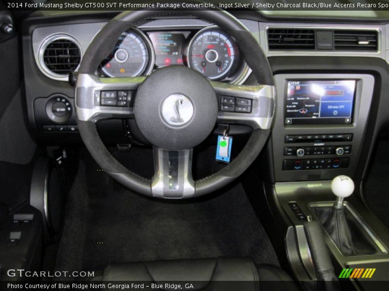 Dashboard of 2014 Mustang Shelby GT500 SVT Performance Package Convertible