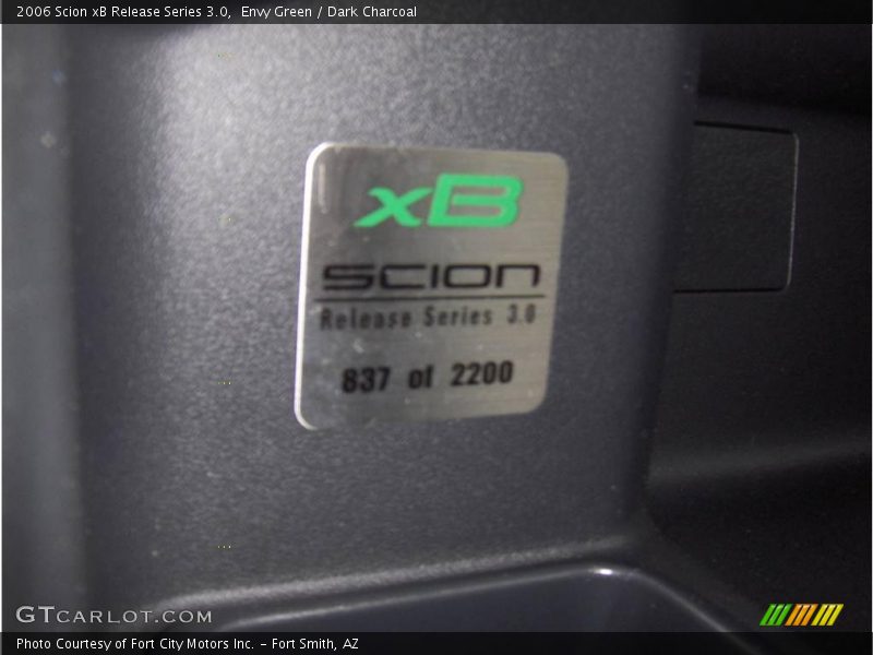 Envy Green / Dark Charcoal 2006 Scion xB Release Series 3.0