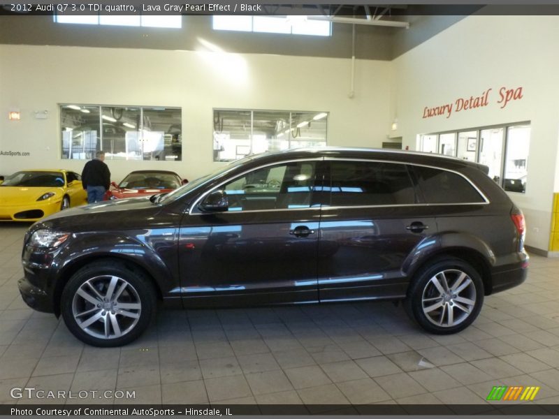 Lava Gray Pearl Effect / Black 2012 Audi Q7 3.0 TDI quattro