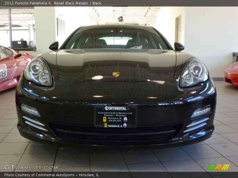 Basalt Black Metallic / Black 2011 Porsche Panamera 4