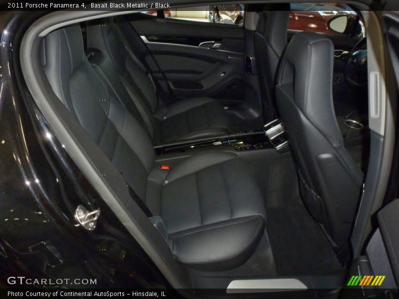 Basalt Black Metallic / Black 2011 Porsche Panamera 4