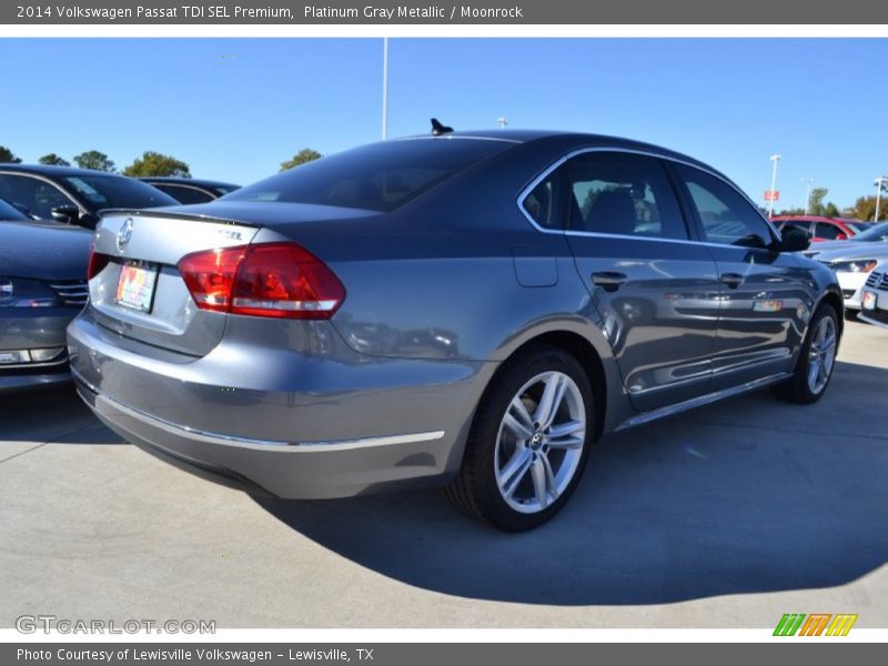 Platinum Gray Metallic / Moonrock 2014 Volkswagen Passat TDI SEL Premium