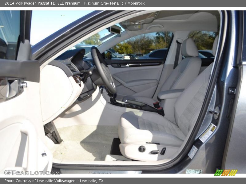 Front Seat of 2014 Passat TDI SEL Premium