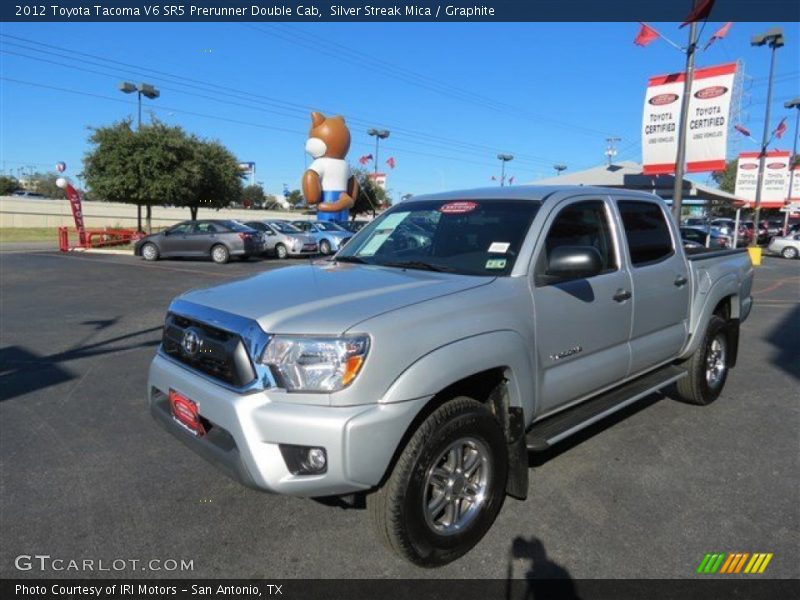 Silver Streak Mica / Graphite 2012 Toyota Tacoma V6 SR5 Prerunner Double Cab
