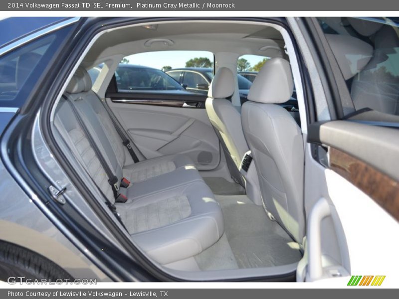 Rear Seat of 2014 Passat TDI SEL Premium