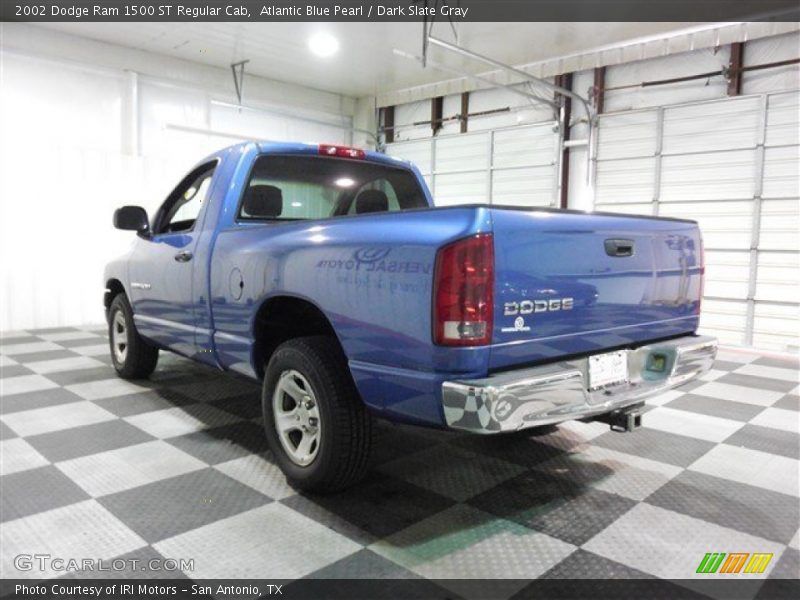 Atlantic Blue Pearl / Dark Slate Gray 2002 Dodge Ram 1500 ST Regular Cab