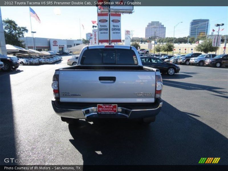 Silver Streak Mica / Graphite 2012 Toyota Tacoma V6 SR5 Prerunner Double Cab