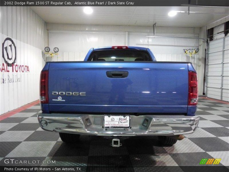 Atlantic Blue Pearl / Dark Slate Gray 2002 Dodge Ram 1500 ST Regular Cab