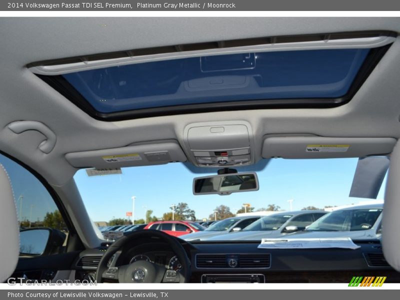 Platinum Gray Metallic / Moonrock 2014 Volkswagen Passat TDI SEL Premium