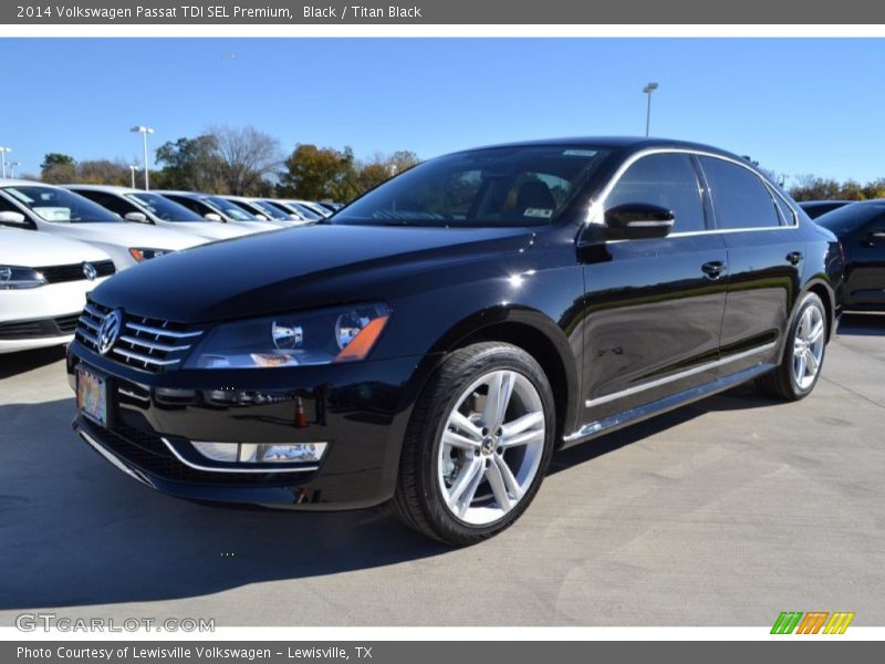 Black / Titan Black 2014 Volkswagen Passat TDI SEL Premium