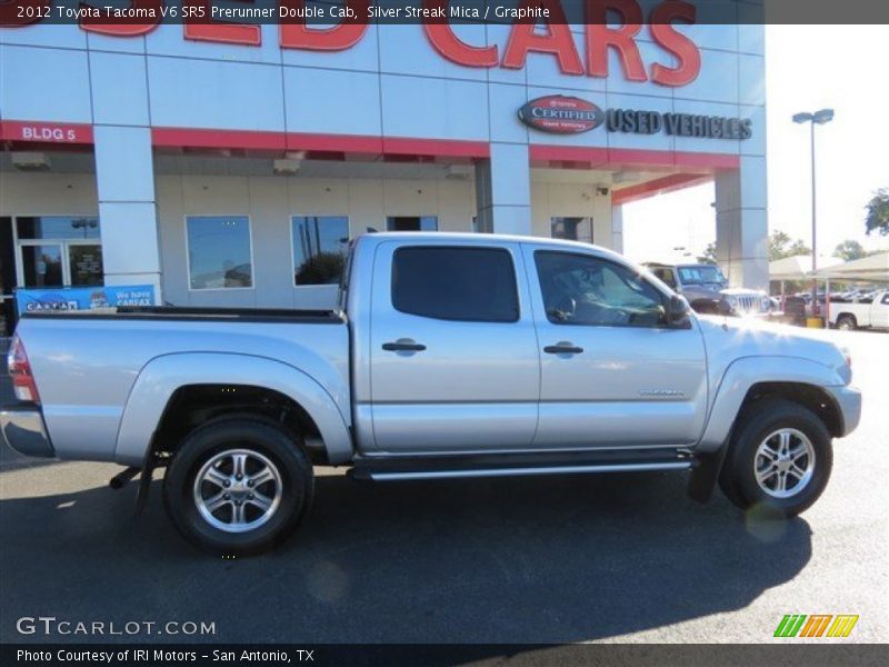 Silver Streak Mica / Graphite 2012 Toyota Tacoma V6 SR5 Prerunner Double Cab