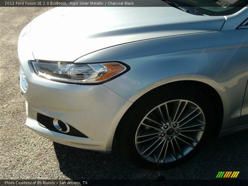 Ingot Silver Metallic / Charcoal Black 2013 Ford Fusion SE 2.0 EcoBoost