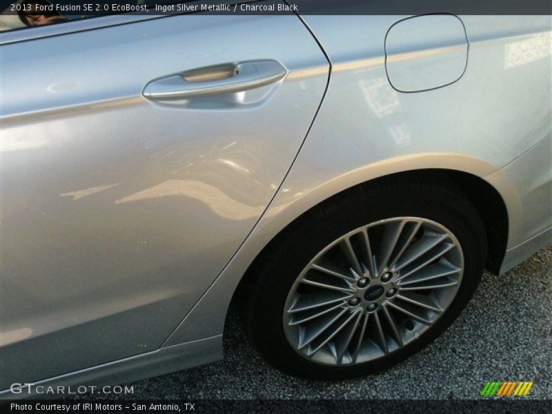 Ingot Silver Metallic / Charcoal Black 2013 Ford Fusion SE 2.0 EcoBoost