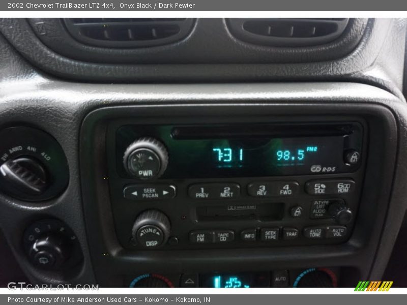 Onyx Black / Dark Pewter 2002 Chevrolet TrailBlazer LTZ 4x4
