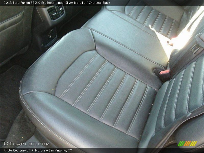 Ingot Silver Metallic / Charcoal Black 2013 Ford Fusion SE 2.0 EcoBoost