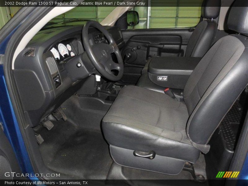 Atlantic Blue Pearl / Dark Slate Gray 2002 Dodge Ram 1500 ST Regular Cab