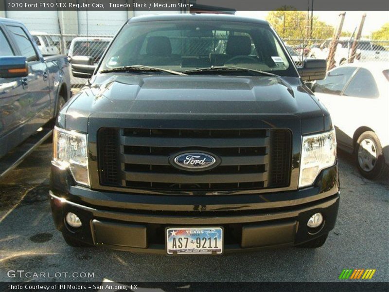 Tuxedo Black / Medium Stone 2010 Ford F150 STX Regular Cab