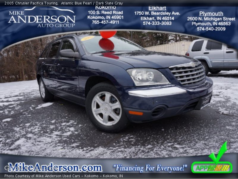Atlantic Blue Pearl / Dark Slate Gray 2005 Chrysler Pacifica Touring