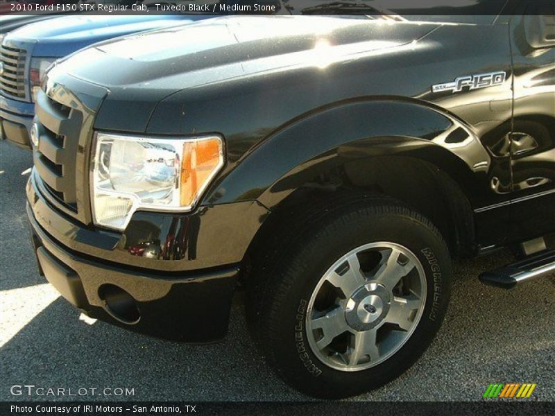 Tuxedo Black / Medium Stone 2010 Ford F150 STX Regular Cab