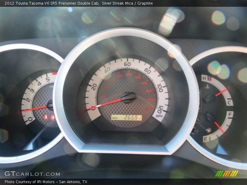 Silver Streak Mica / Graphite 2012 Toyota Tacoma V6 SR5 Prerunner Double Cab