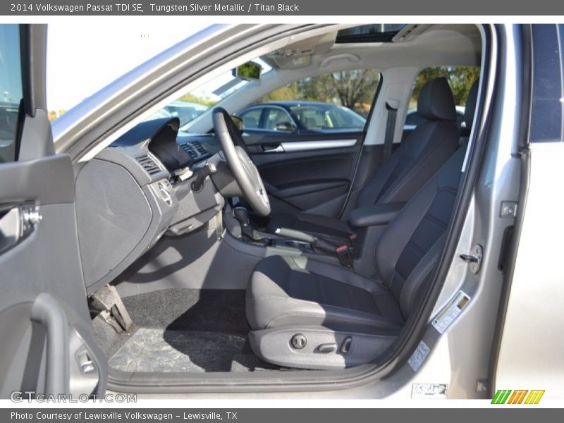 Tungsten Silver Metallic / Titan Black 2014 Volkswagen Passat TDI SE