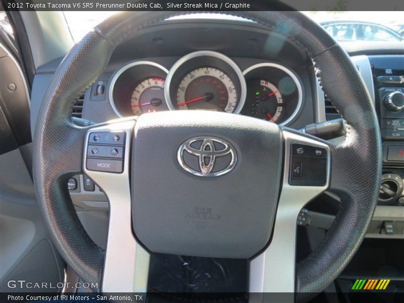 Silver Streak Mica / Graphite 2012 Toyota Tacoma V6 SR5 Prerunner Double Cab