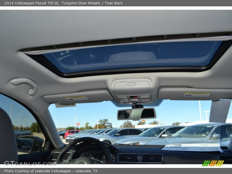 Tungsten Silver Metallic / Titan Black 2014 Volkswagen Passat TDI SE