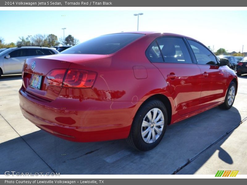 Tornado Red / Titan Black 2014 Volkswagen Jetta S Sedan
