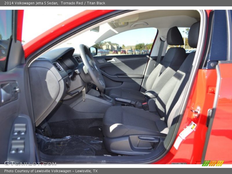 Tornado Red / Titan Black 2014 Volkswagen Jetta S Sedan