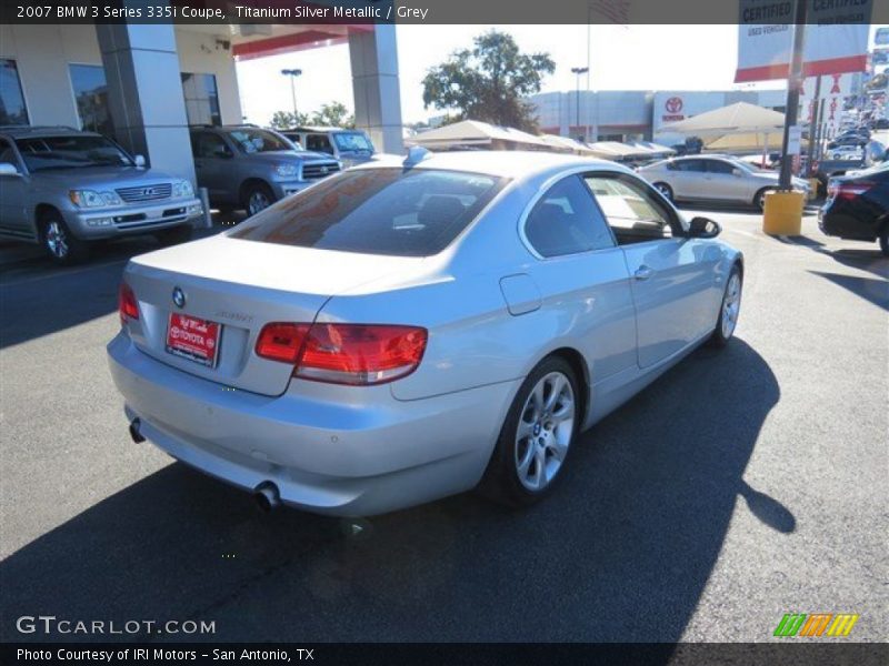 Titanium Silver Metallic / Grey 2007 BMW 3 Series 335i Coupe