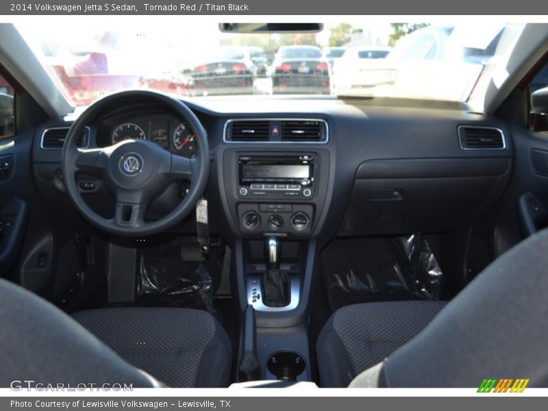 Tornado Red / Titan Black 2014 Volkswagen Jetta S Sedan