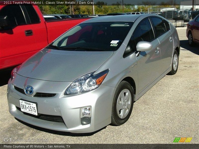 Classic Silver Metallic / Dark Gray 2011 Toyota Prius Hybrid I