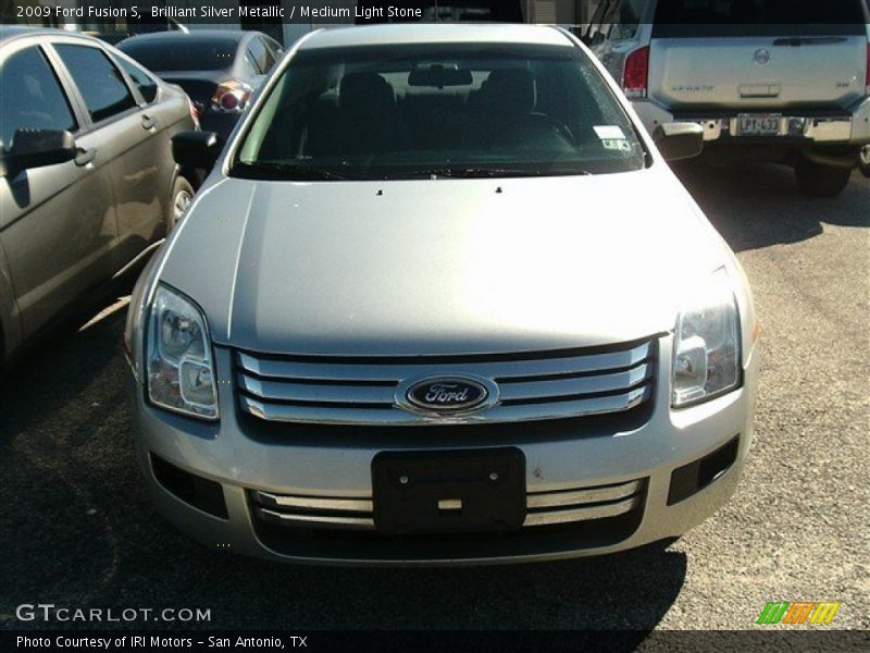 Brilliant Silver Metallic / Medium Light Stone 2009 Ford Fusion S