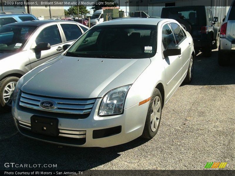 Brilliant Silver Metallic / Medium Light Stone 2009 Ford Fusion S