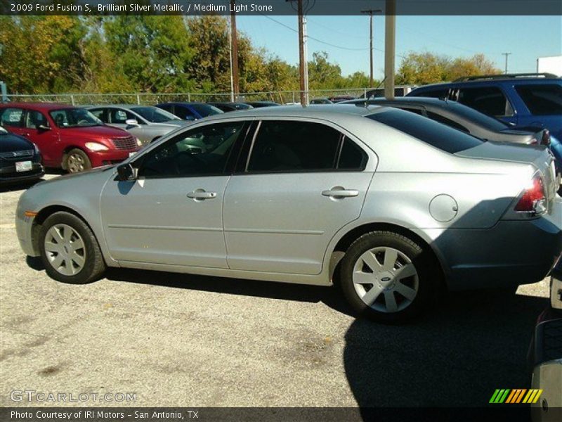 Brilliant Silver Metallic / Medium Light Stone 2009 Ford Fusion S