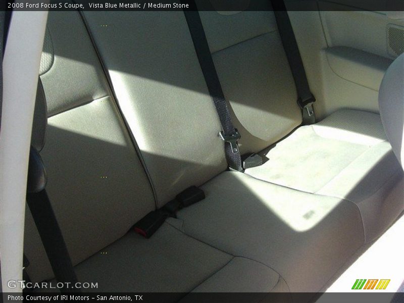 Vista Blue Metallic / Medium Stone 2008 Ford Focus S Coupe