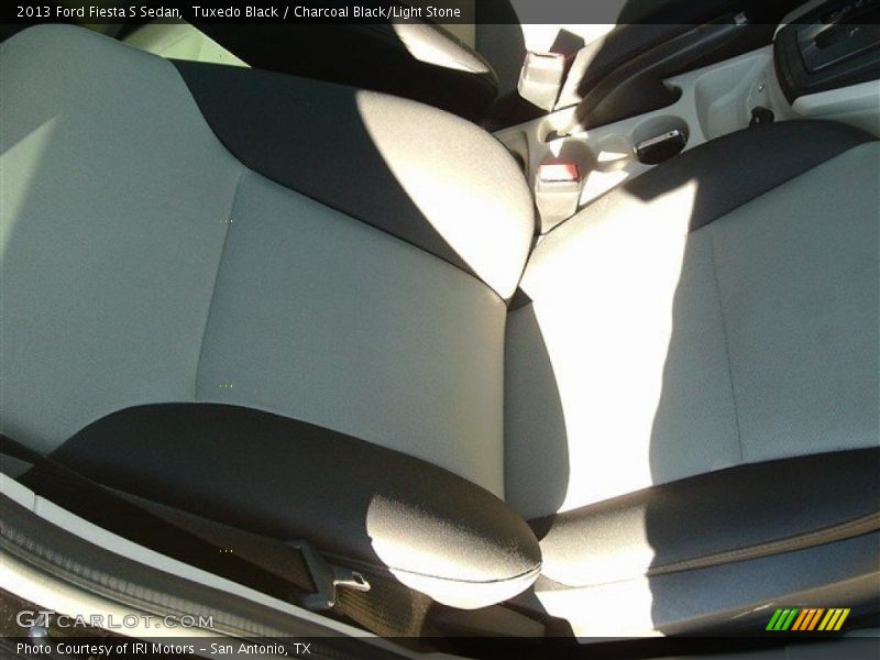 Tuxedo Black / Charcoal Black/Light Stone 2013 Ford Fiesta S Sedan