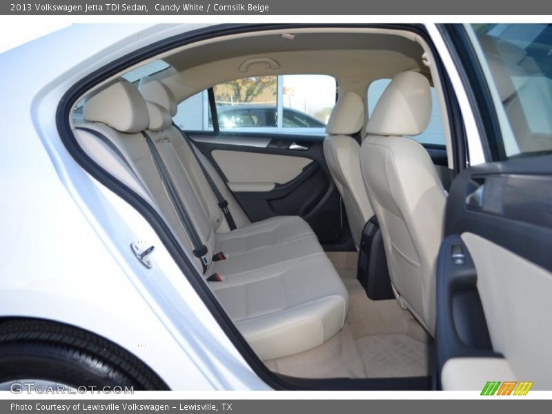 Candy White / Cornsilk Beige 2013 Volkswagen Jetta TDI Sedan