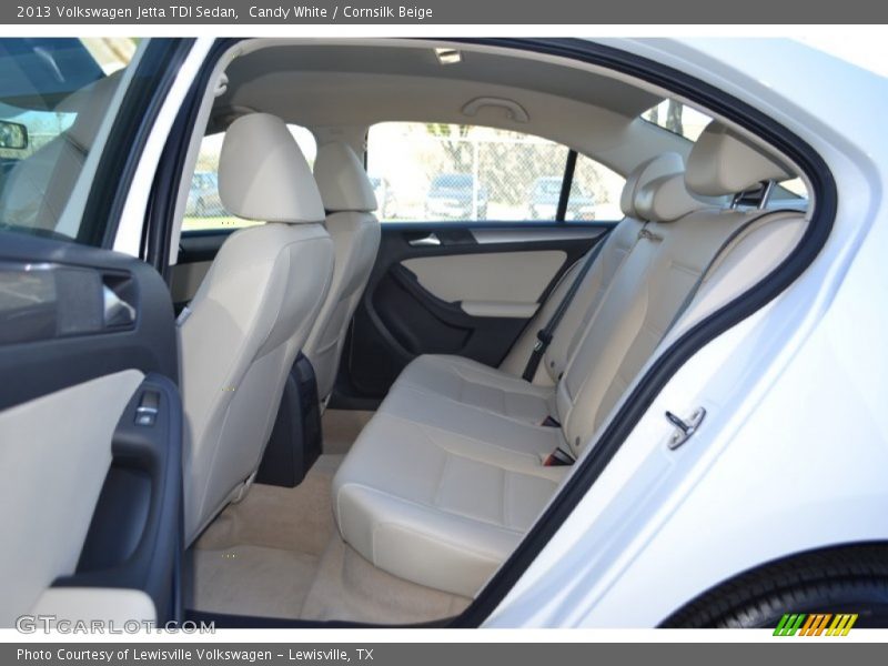 Candy White / Cornsilk Beige 2013 Volkswagen Jetta TDI Sedan