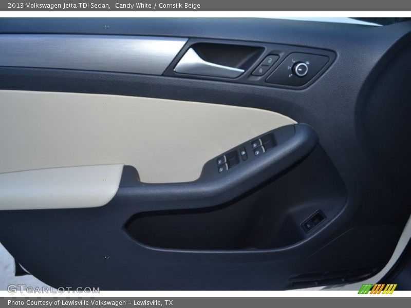 Candy White / Cornsilk Beige 2013 Volkswagen Jetta TDI Sedan