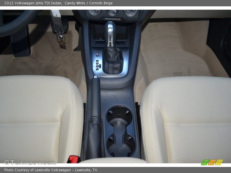 Candy White / Cornsilk Beige 2013 Volkswagen Jetta TDI Sedan