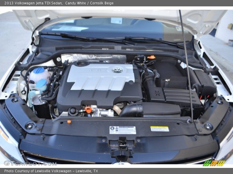 Candy White / Cornsilk Beige 2013 Volkswagen Jetta TDI Sedan