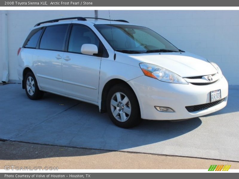 Arctic Frost Pearl / Stone 2008 Toyota Sienna XLE