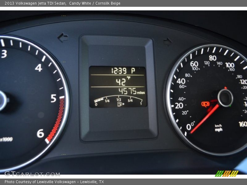 Candy White / Cornsilk Beige 2013 Volkswagen Jetta TDI Sedan